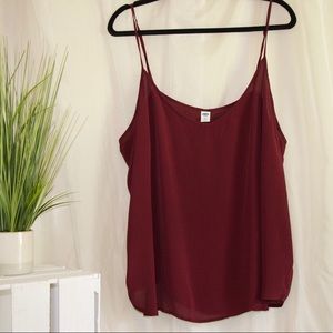 Maroon Cami
